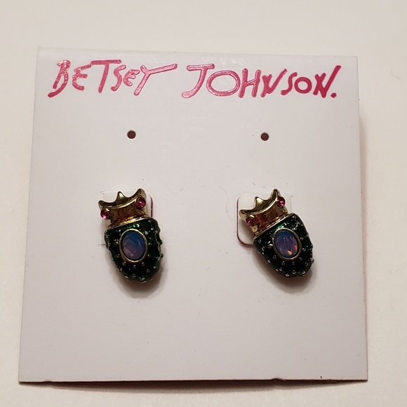Betsey Johnson Jewelry - Betsey Johnson Beetle Bug Earrings